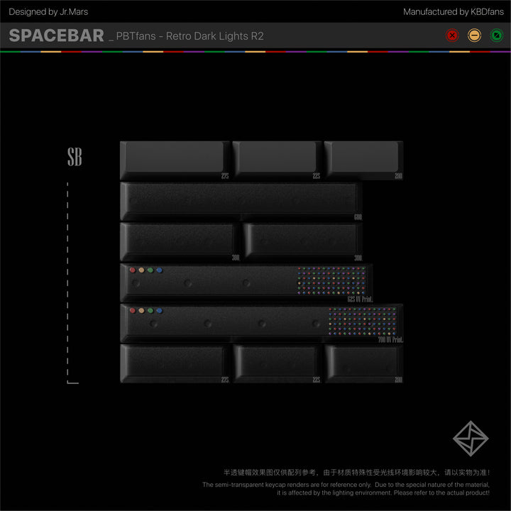 PBTfans Retro Dark Lights R2