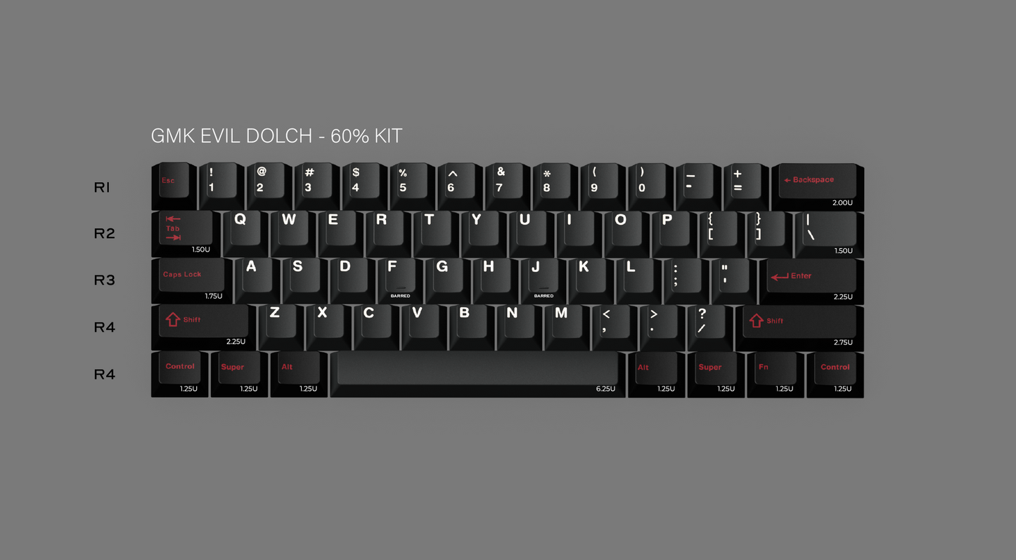 GMK Evil Dolch The Split