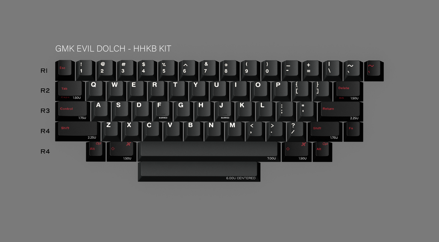 GMK Evil Dolch The Split