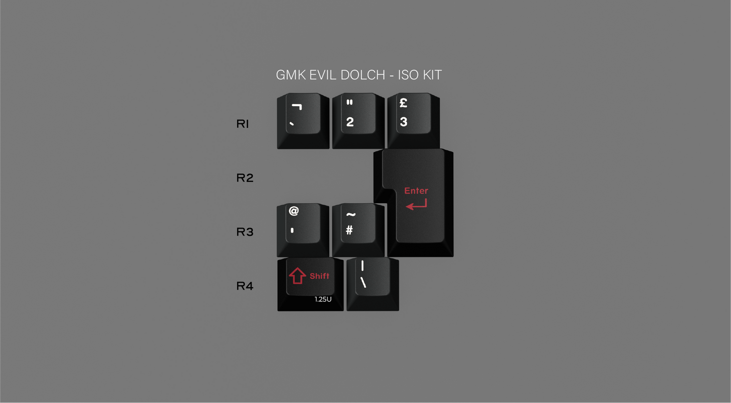 GMK Evil Dolch The Split