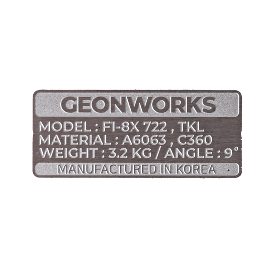 Metal Tag for F1-8X 722