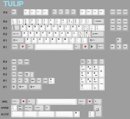 JC studio PBT Dye-sub Keycaps