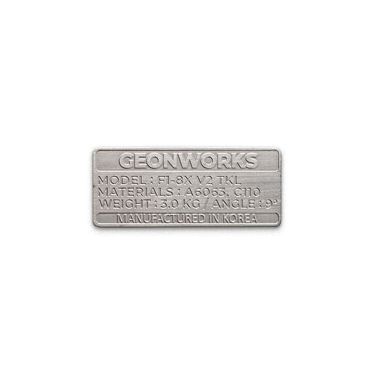 Metal Tag for F1-8X V2