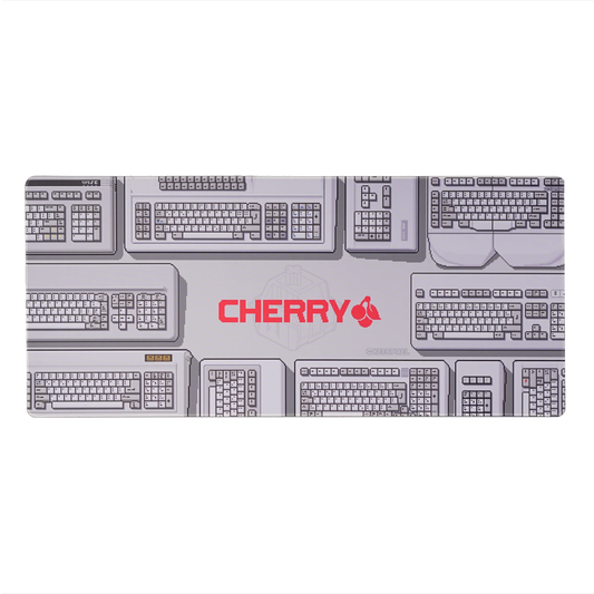 Cherry Vintage Keyboard Pixelart Deskmat