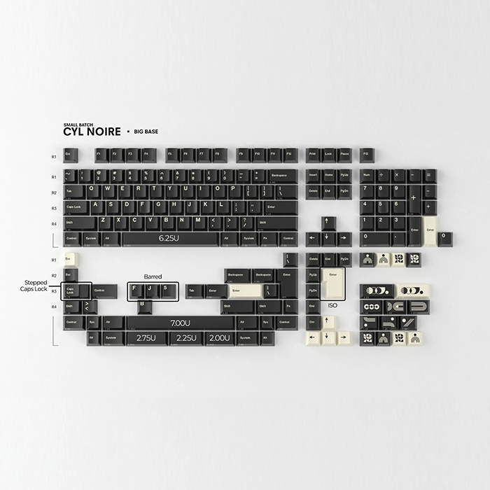 [Group Buy] GMK CYL Noire R2