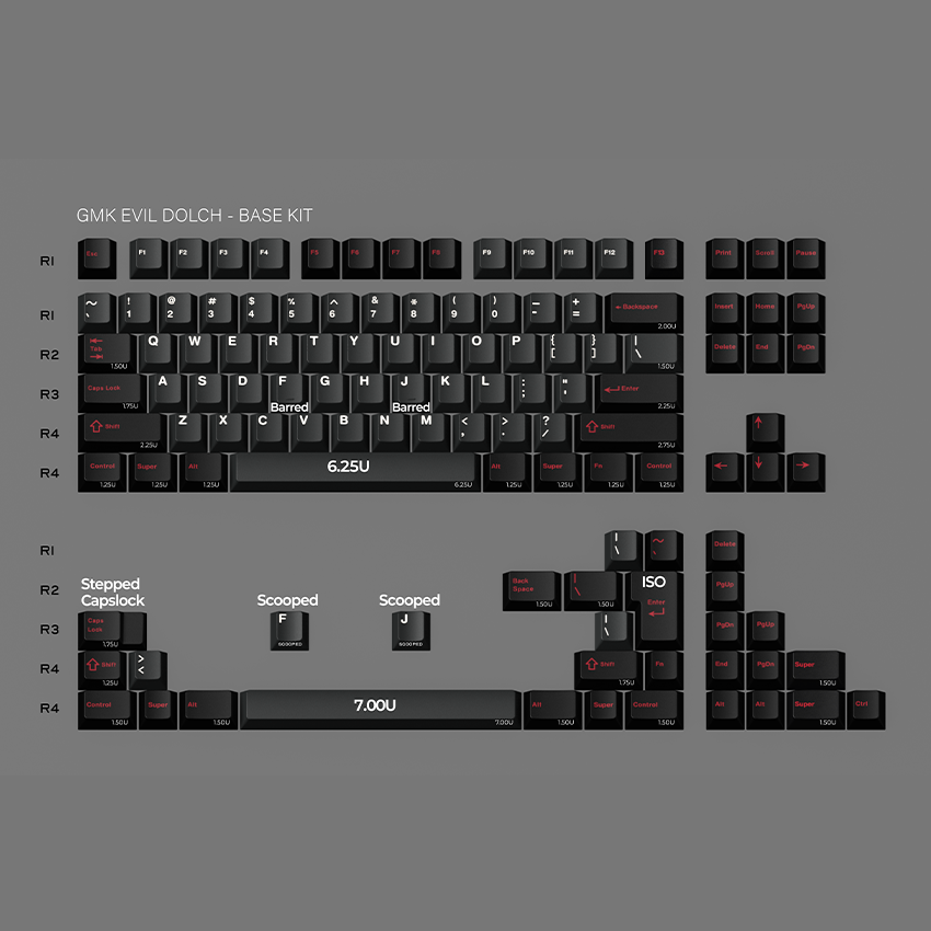 [Pre-Order] GMK Evil Dolch - The Split