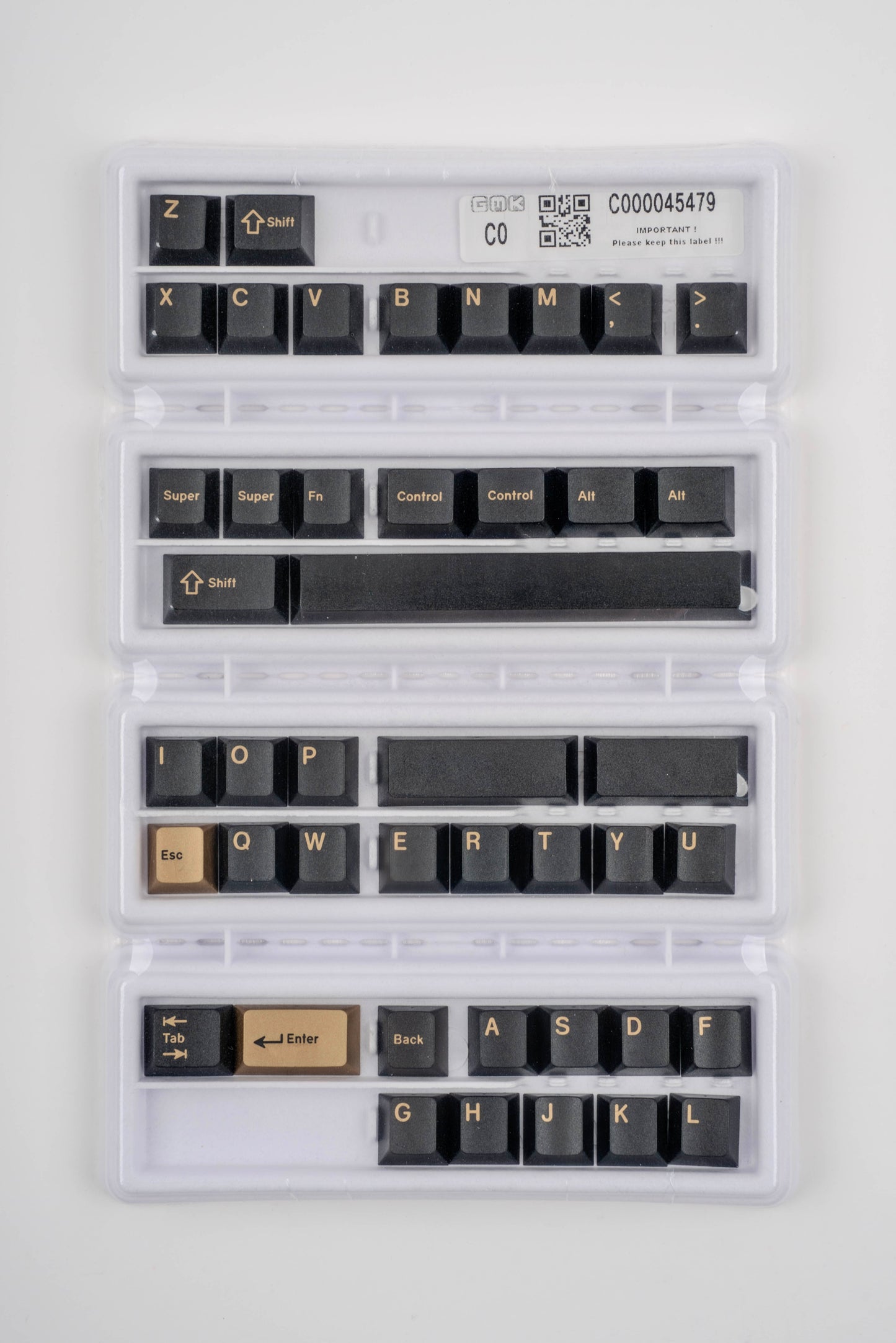 GMK CYL Black & Gold