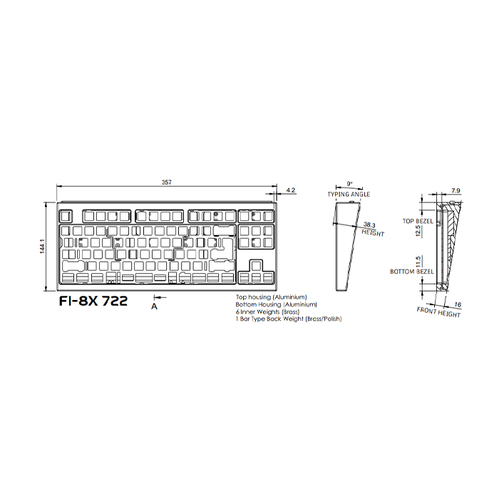 F1-8X 722 V2 RAW Barebone Kit