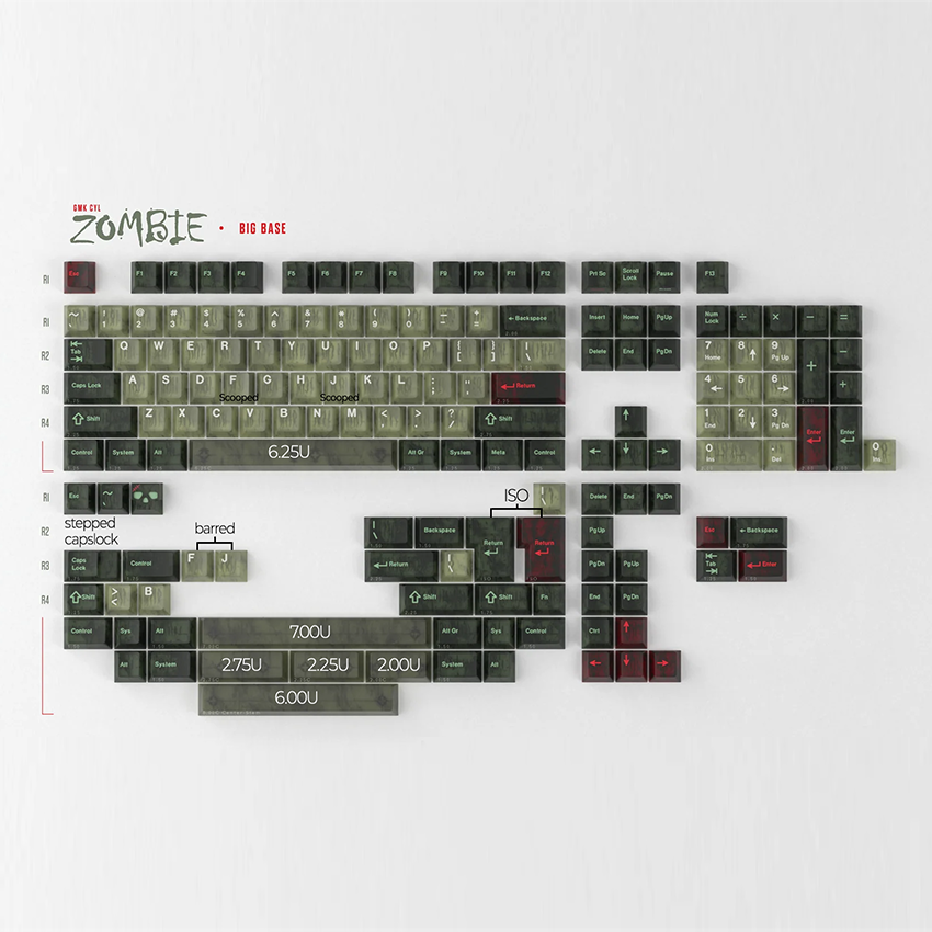 [Group Buy] GMK CYL ZOMBIE