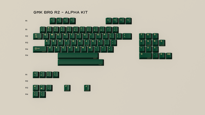 [Group Buy] GMK British Racing Green R2 Simple Base