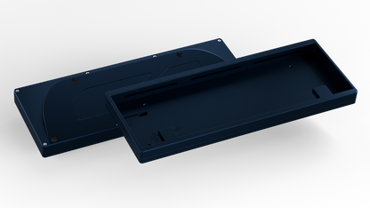 render of a Keycult No. 1 / 60 with a navy case and alu navy mid