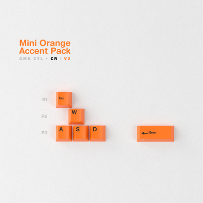 [Group Buy] GMK CYL Mini Orange Accent Pack