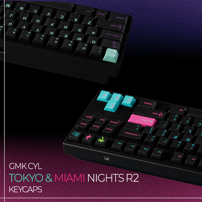 [Group Buy] GMK CYL Tokyo & Miami Nights R2