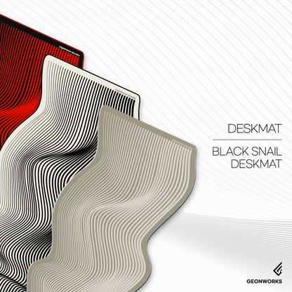 [Group Buy] Black Snail Deskmat