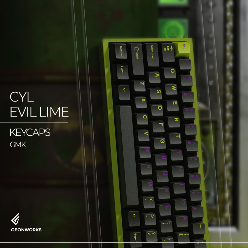 [Group Buy] GMK CYL Evil Lime