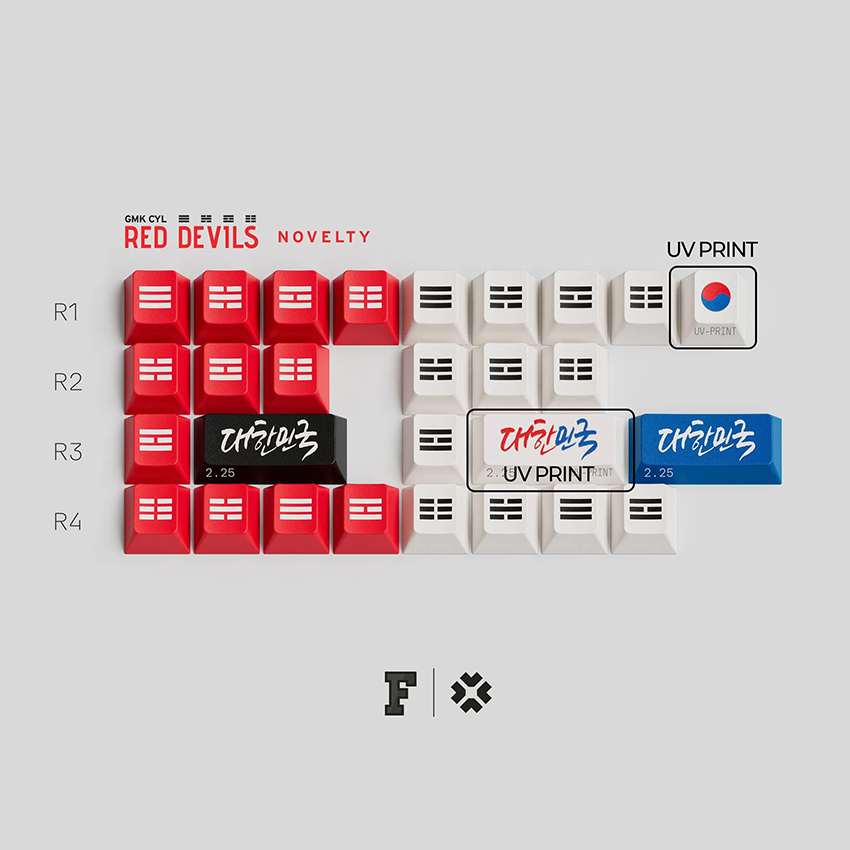 [Group Buy] GMK CYL Red Devils