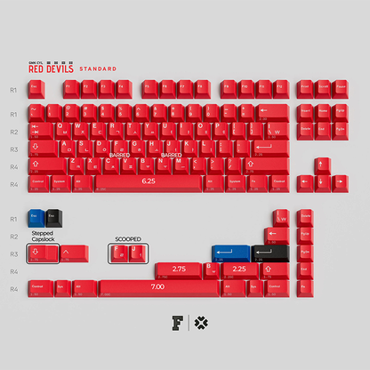 [Group Buy] GMK CYL Red Devils