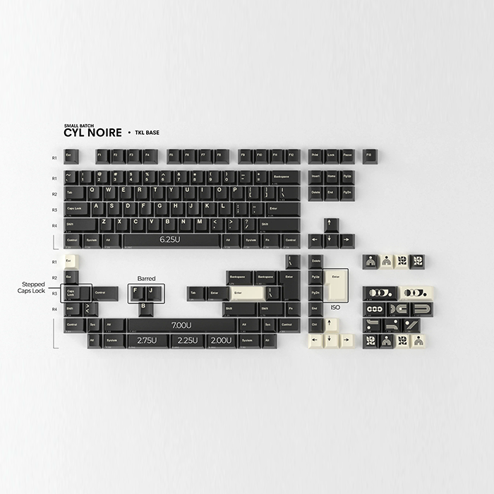 [Group Buy] GMK CYL Noire R2