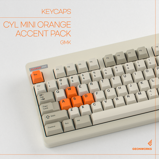 [Group Buy] GMK CYL Mini Orange Accent Pack