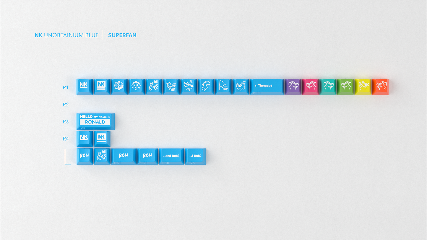 [Group Buy] GMK Unobtainium Blue