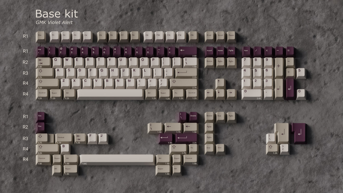 [Group Buy] GMK CYL Violet Alert