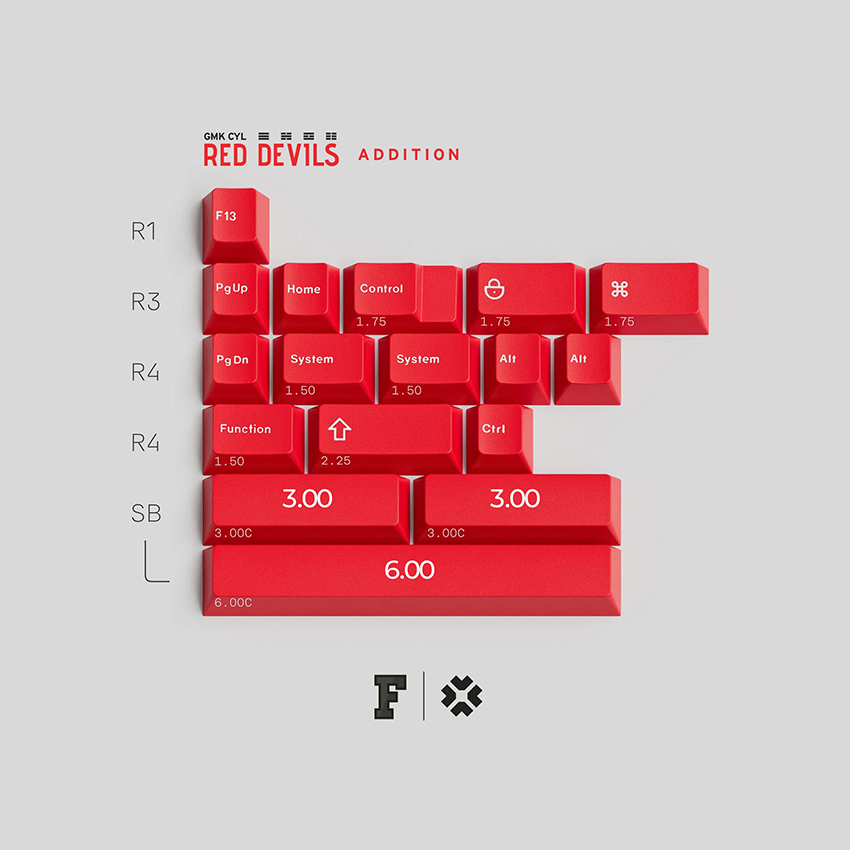 [Group Buy] GMK CYL Red Devils