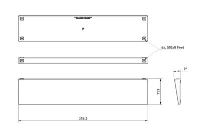 Wristrest for F1-8X V2