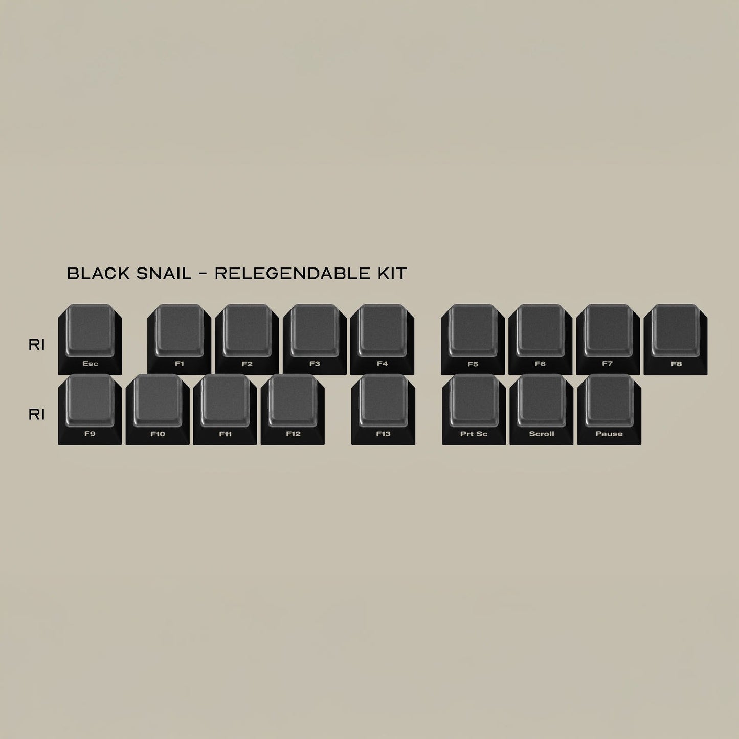 GMK BLACK SNAIL