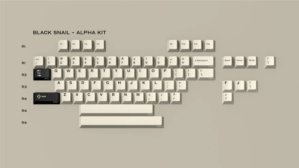 GMK BLACK SNAIL – GEONWORKS