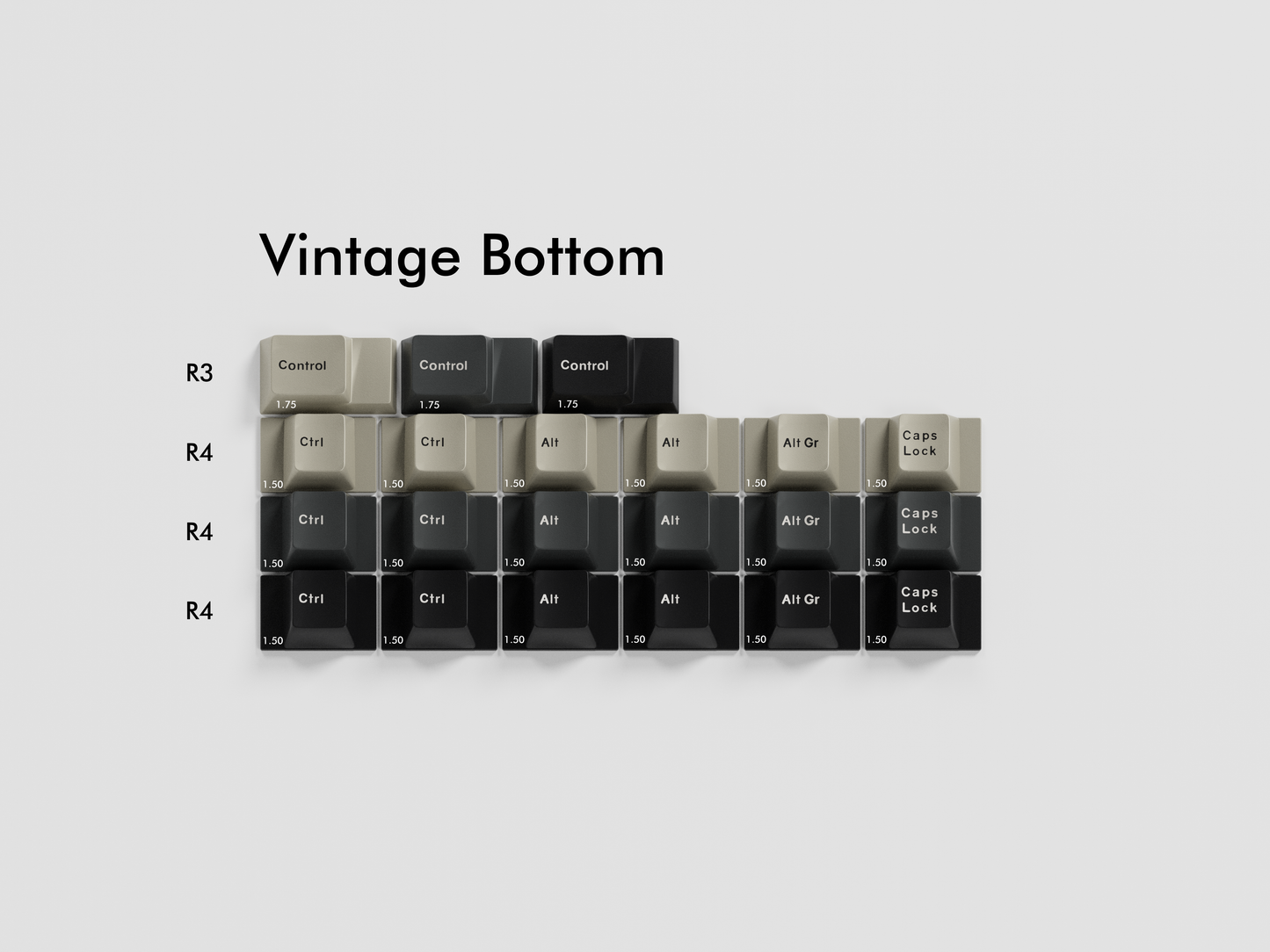 [Group Buy] GMK VINTAGE KEYS