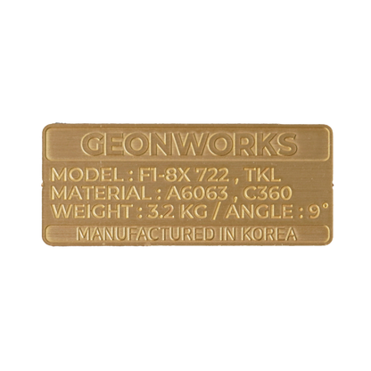 Metal Tag for F1-8X 722